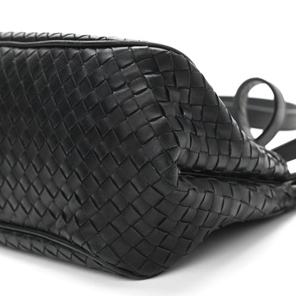Bottega Veneta Nappa Intrecciato Shoulder Bag Black 9 of 10