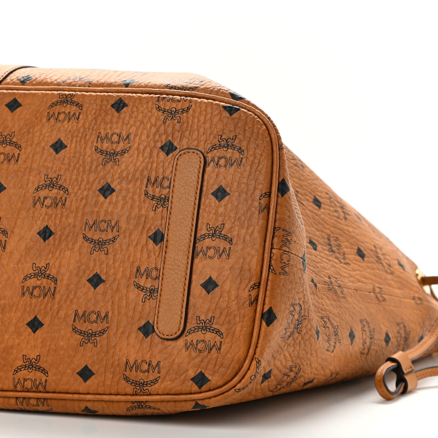 Visetos Large Liz Reversible Shopper Tote Cognac