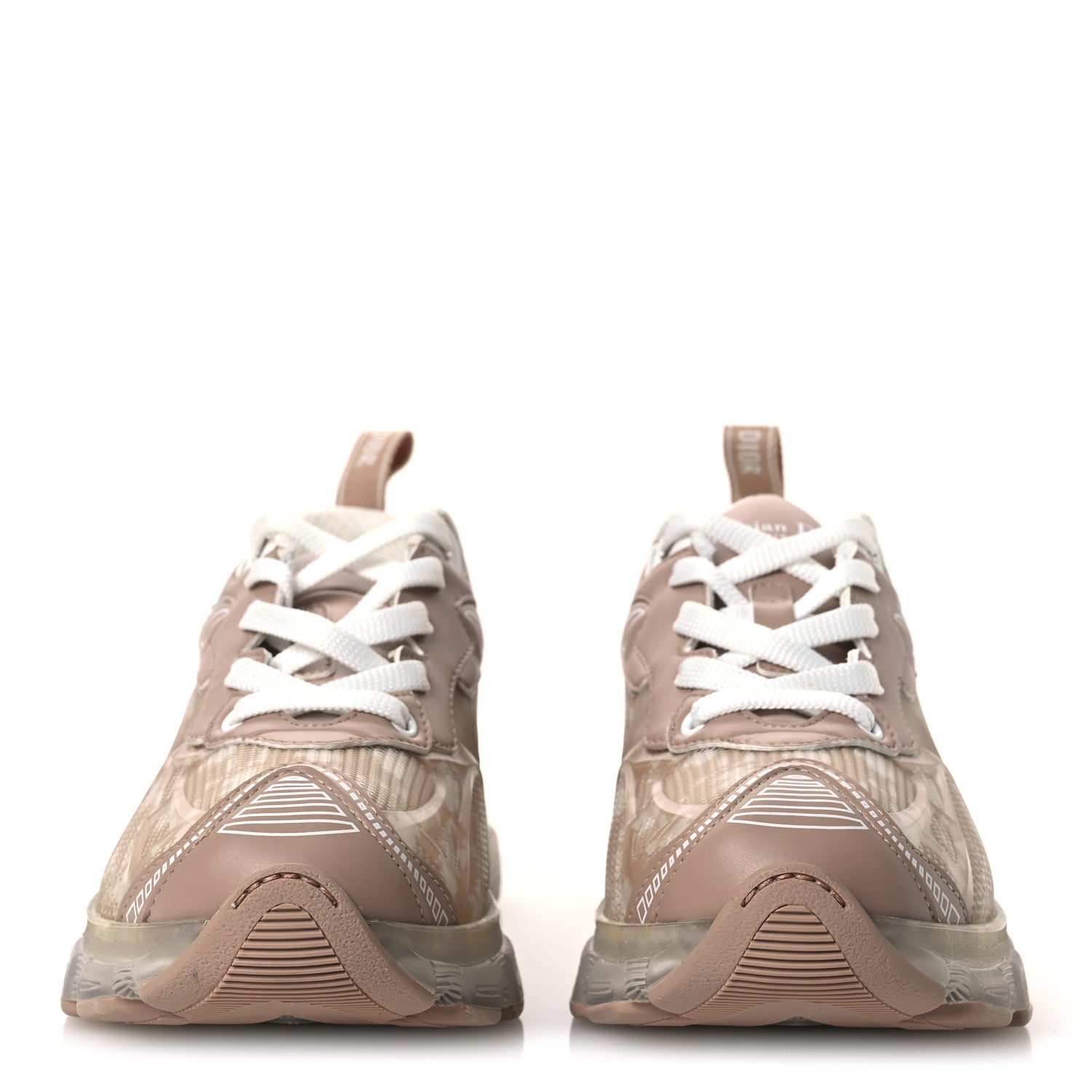 Christian Dior Technical Fabric Rubber Oblique Dior Vibe Sneakers 37 White Nude 3 of 11