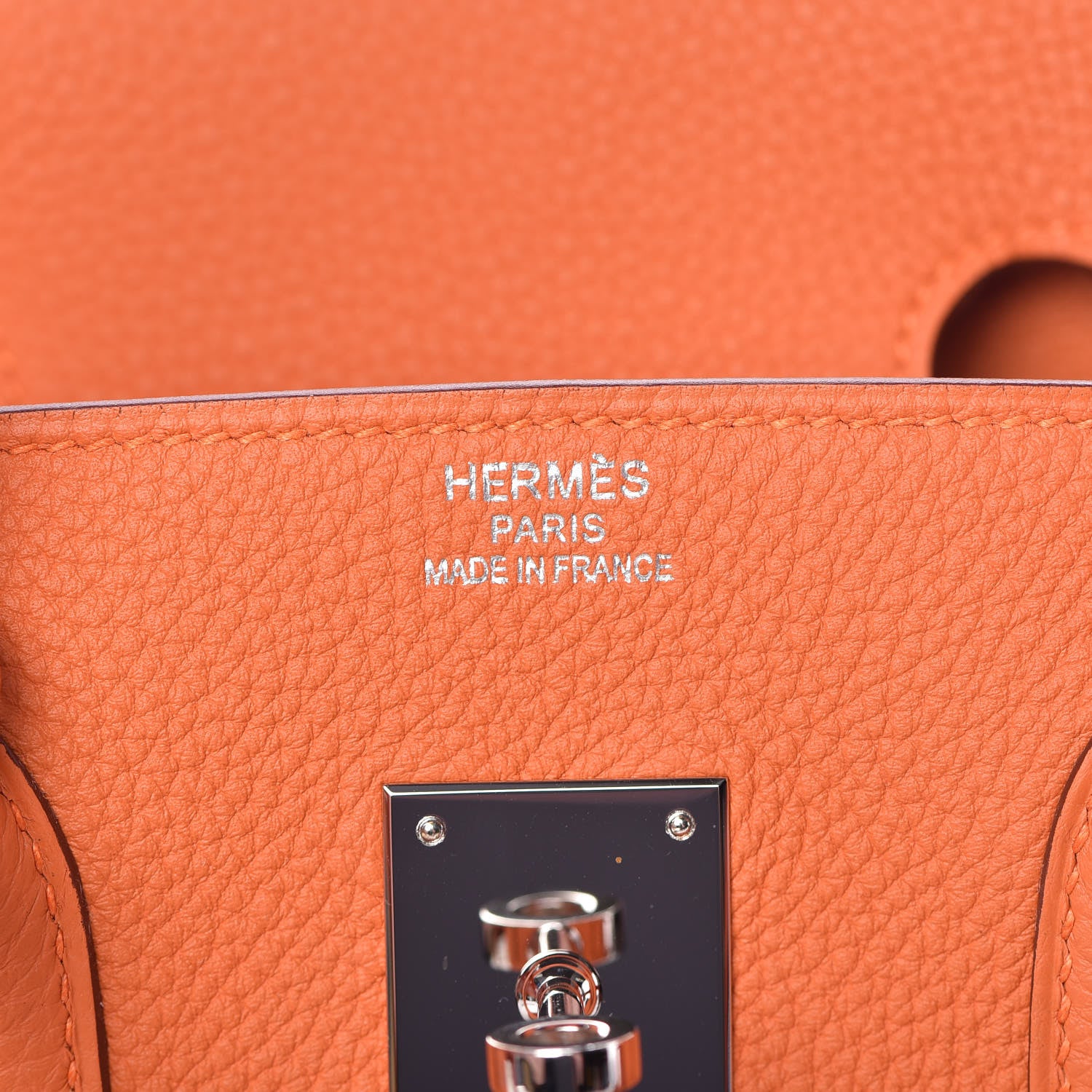 Hermes Togo Birkin 35 Orange 12 of 37