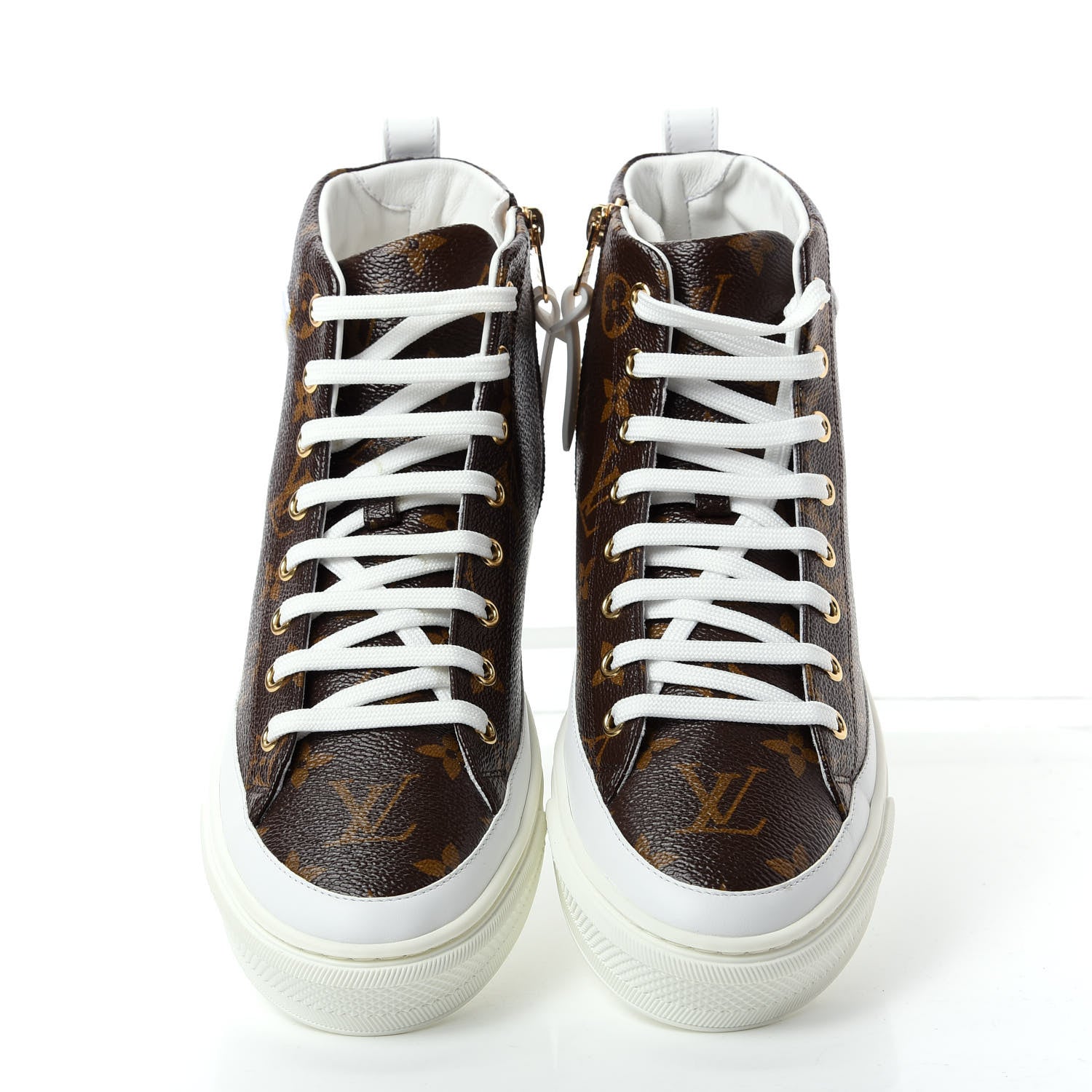 Louis Vuitton Patent Monogram Stellar Sneaker Boots 38 6 of 11