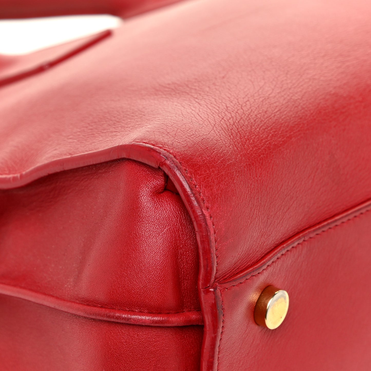 Calfskin Small Sac De Jour Rouge Orient