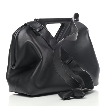 Bottega Veneta Calfskin Small The Point Triangle Bag Black 2 of 6