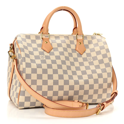 Louis Vuitton Damier Azur Speedy Bandouliere 30 3 of 10
