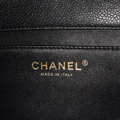 Chanel Caviar Quilted Clutch With Chain Flap Black 8 of 10