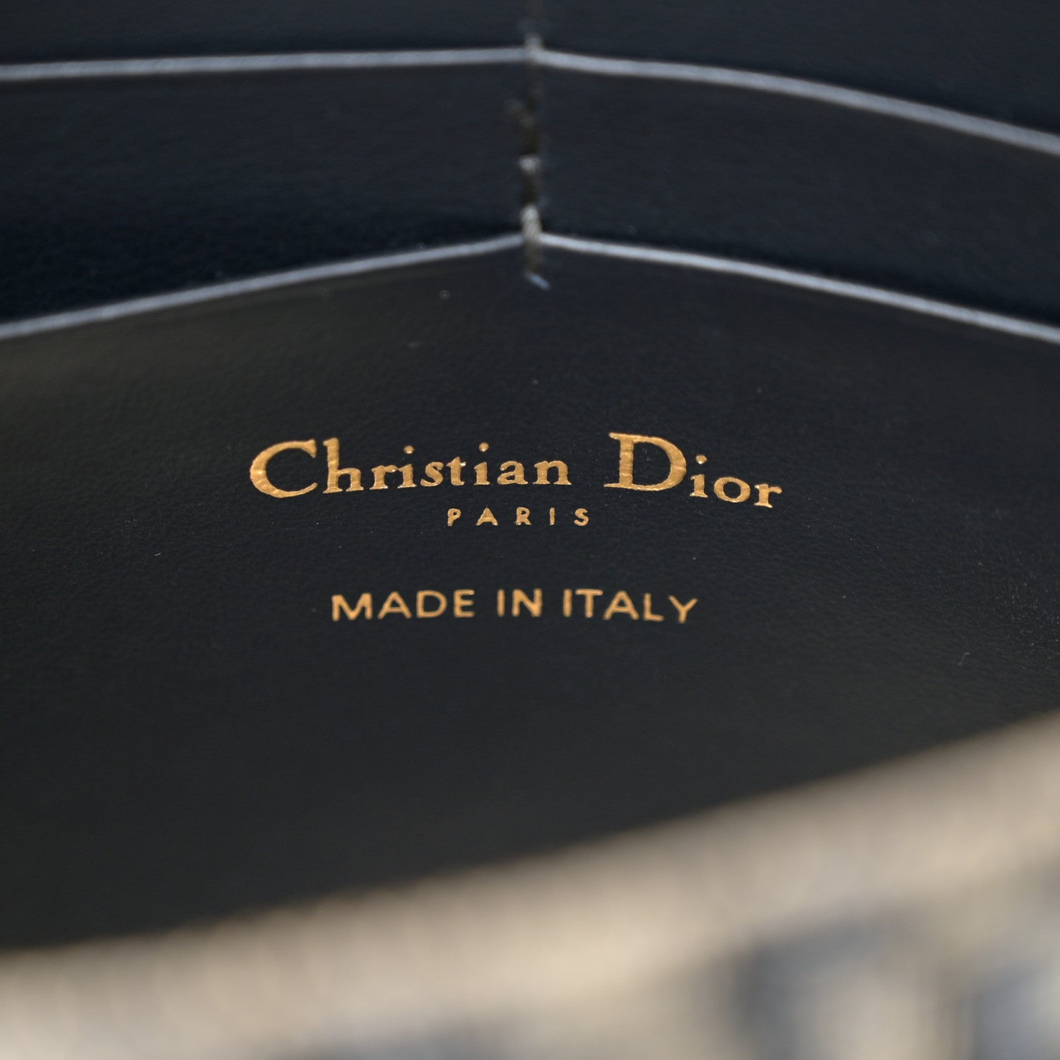 Christian Dior Oblique Saddle Chain Pouch Blue 5 of 9