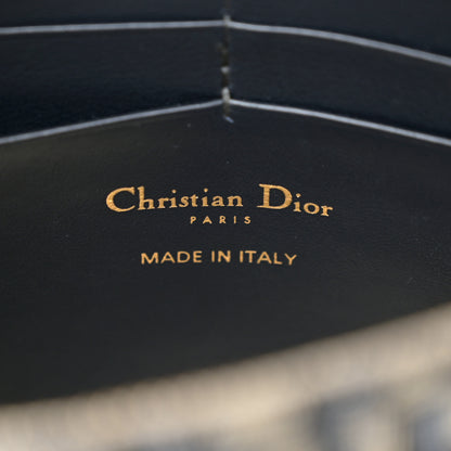 Christian Dior Oblique Saddle Chain Pouch Blue 5 of 9