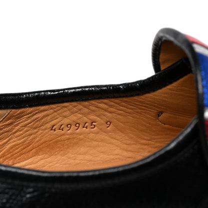 Gucci Lambskin Mens Union Jack Horsebit Loafer 9 Black 8 of 9