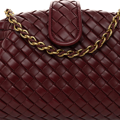 Bottega Veneta Nappa Intrecciato Teen The Lauren 1980 Clutch With Chain Barolo 8 of 10