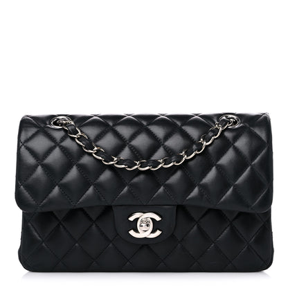 Chanel Lambskin Quilted Small Double Flap Black 1 of 11