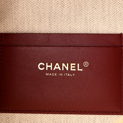 Chanel Suede Calfskin Large Trapeze Large Top Handle Slim Vanity With Chain Beige 6 of 10