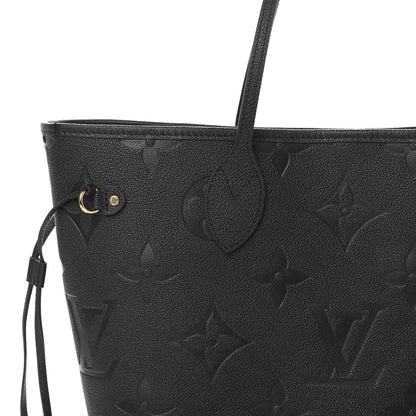 Louis Vuitton Empreinte Monogram Giant Neverfull MM Black 9 of 12