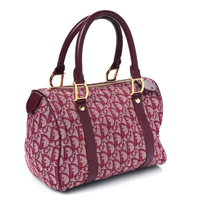 Christian Dior Monogram Boston Red 3 of 10