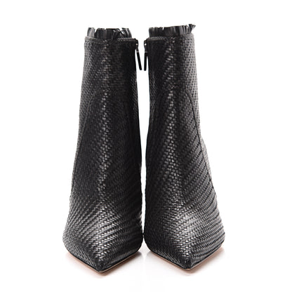 Christian Dior Lambskin Woven Ankle Boots 42 Black 2 of 10