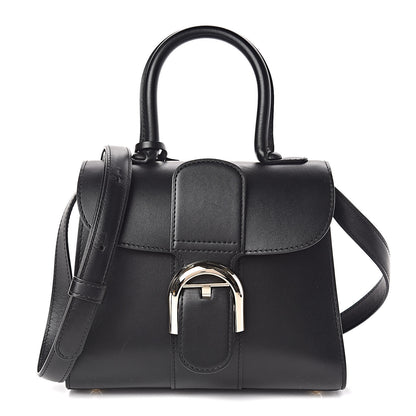 Delvaux Calfskin Mini Brillant Satchel Black 1 of 10