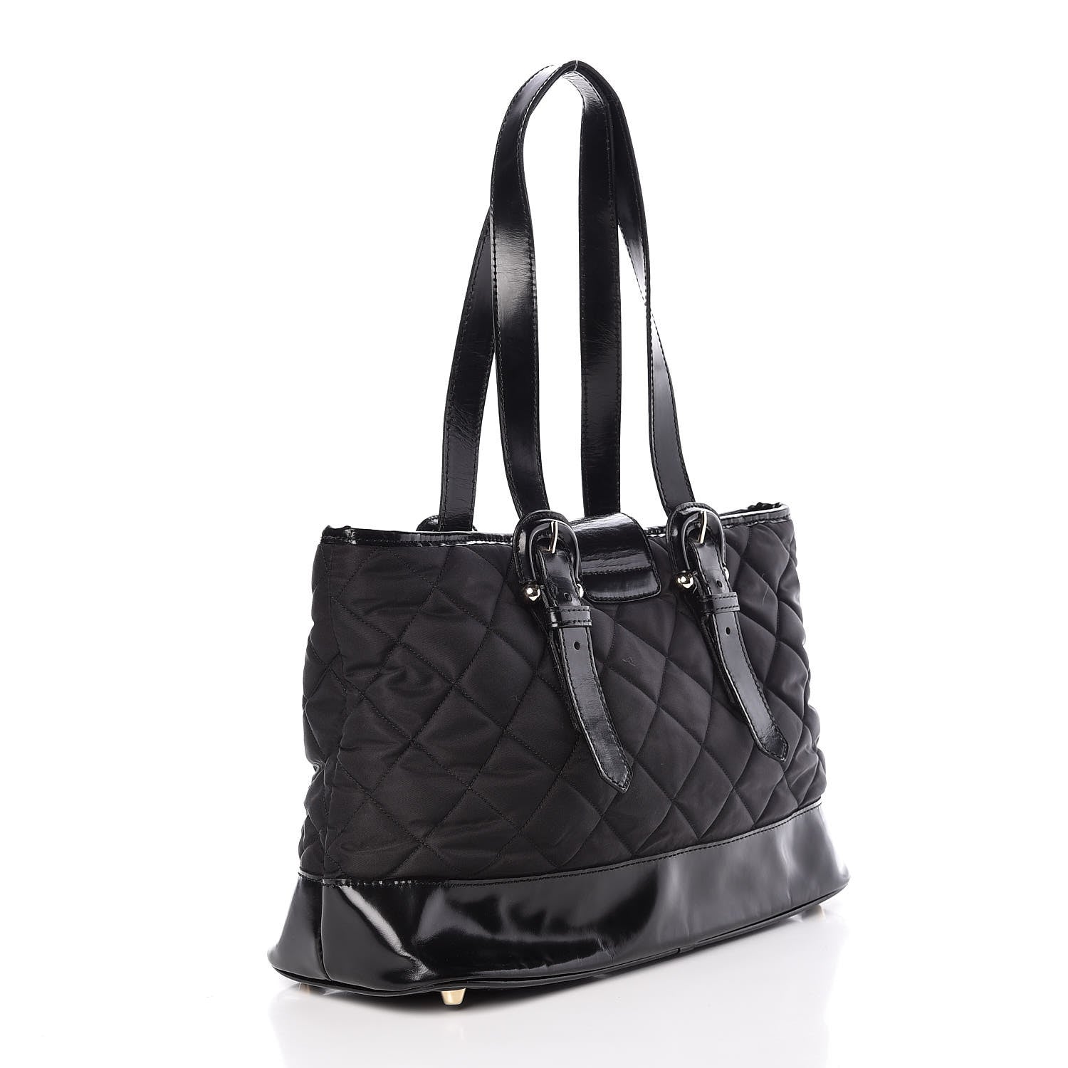 Burberry Nylon Quilted Tote Black 3 of 16
