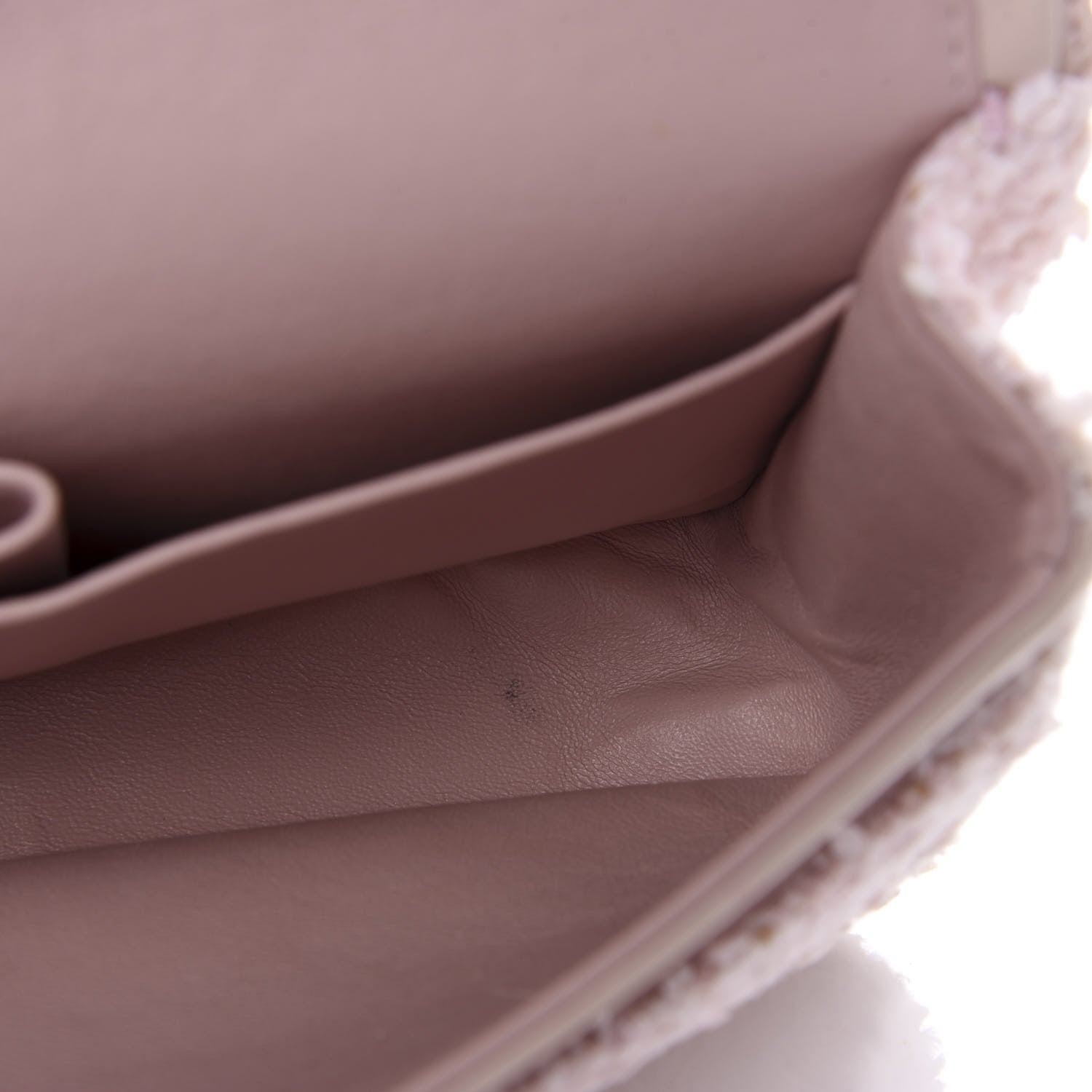 Chanel Tweed Medium Double Flap Pink 8 of 12