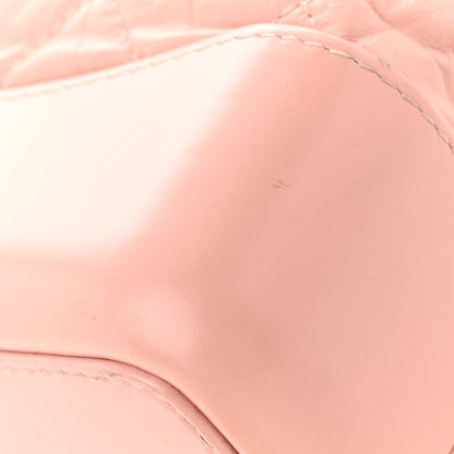 Chanel Aged Calfskin Quilted Gabrielle Backpack Light Pink 12 of 13