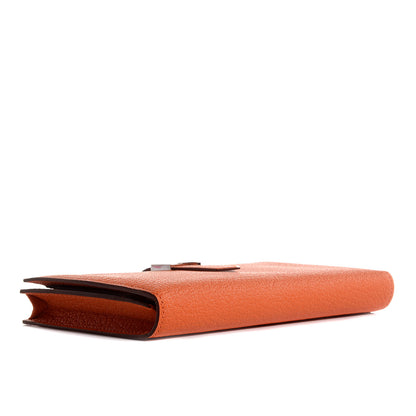 Hermes Chevre Mysore Bearn Wallet Orange 4 of 10