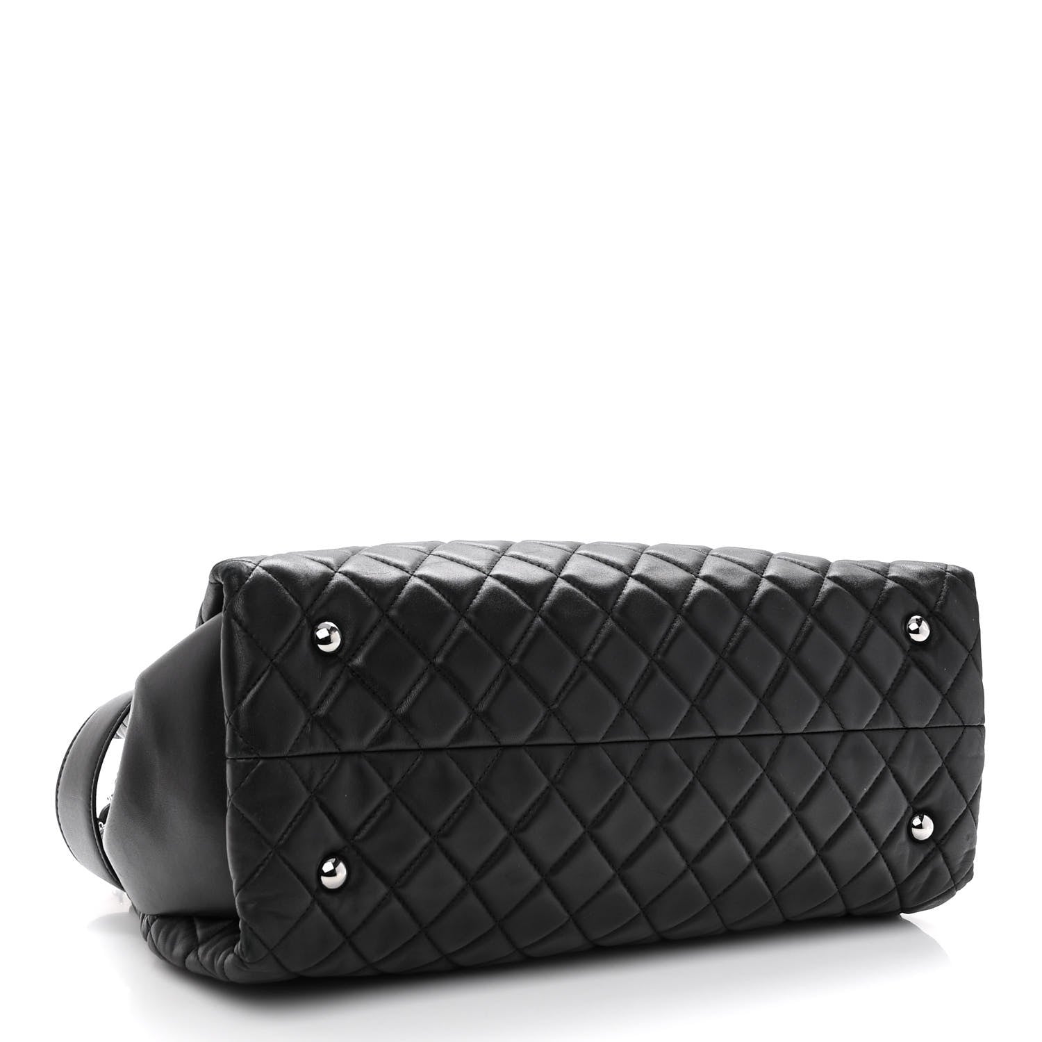 Chanel Lambskin Quilted Coco Loop Tote Black 4 of 14