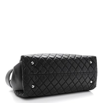 Chanel Lambskin Quilted Coco Loop Tote Black 4 of 14