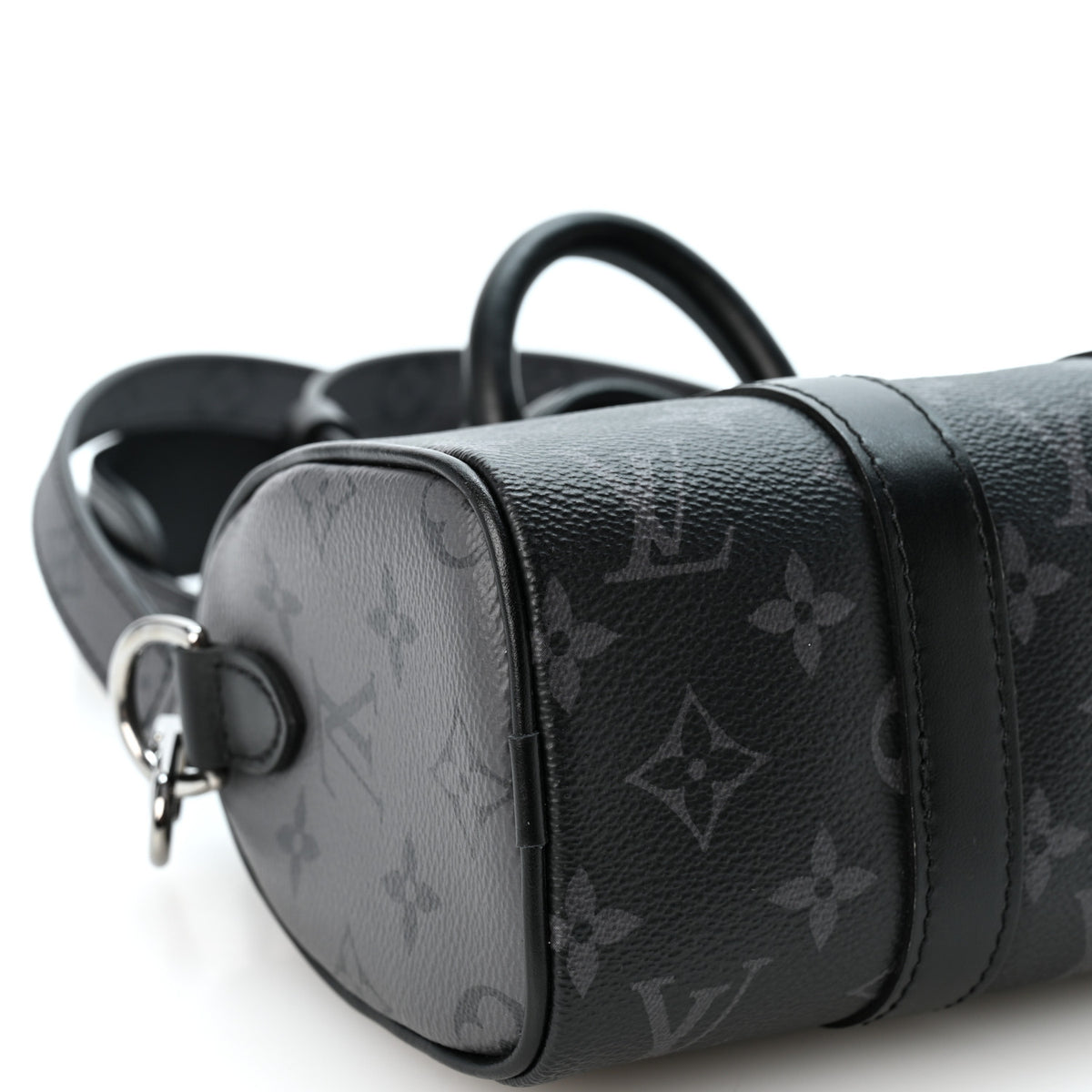 Reverse Monogram Eclipse Keepall XS Black