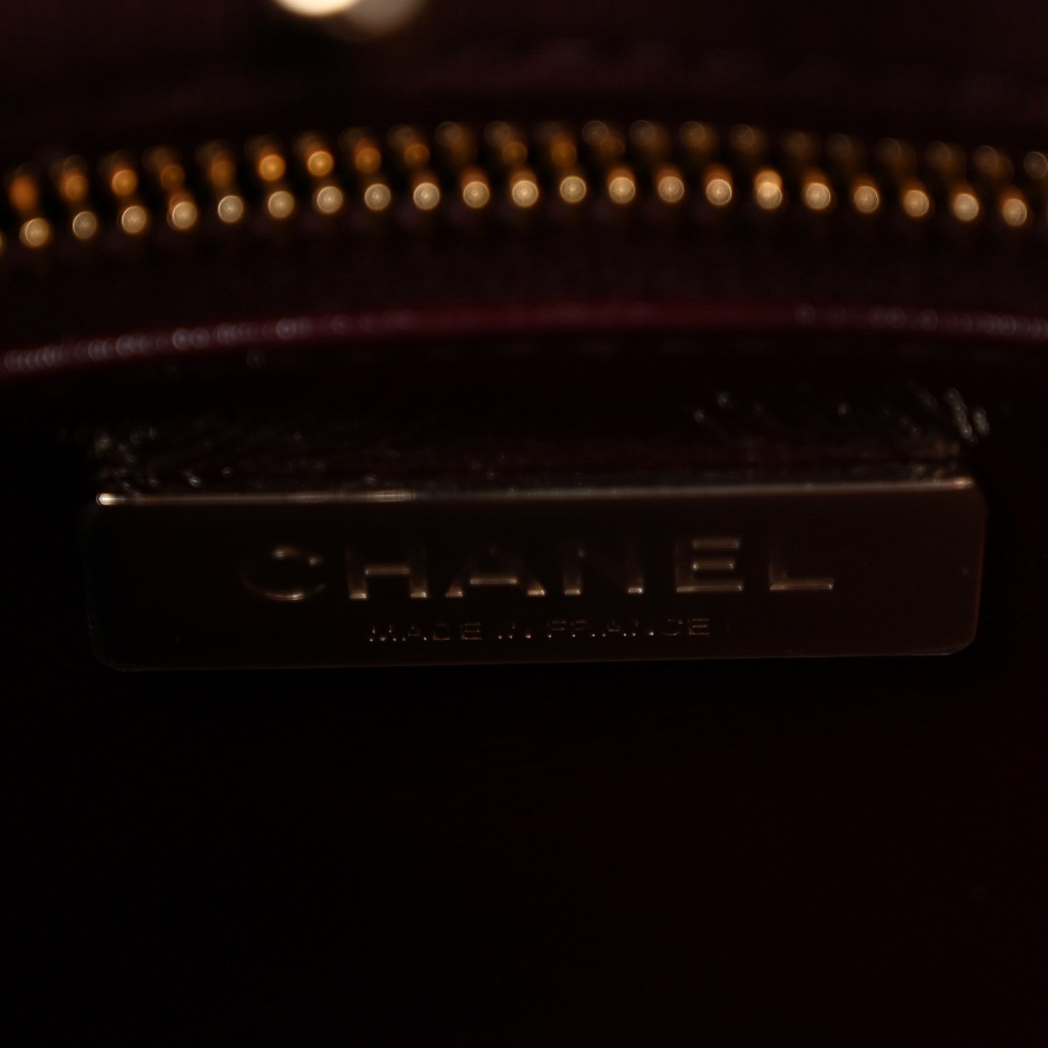 Chanel Shiny Lambskin Patent Calfskin Quilted Mini 31 Shopping Bag Dark Burgundy 6 of 10
