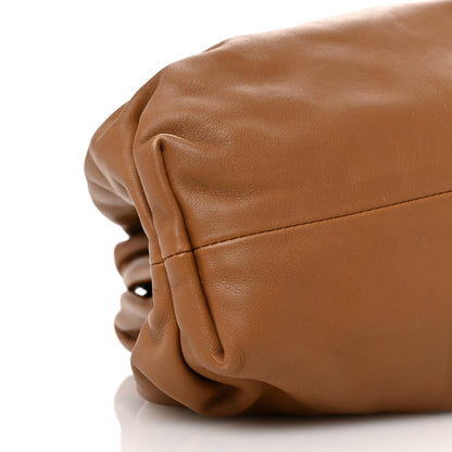 Bottega Veneta Smooth Butter Calf The Pouch Oversized Clutch Teak 9 of 10
