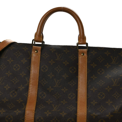 Louis Vuitton Monogram Keepall Bandouliere 55 8 of 11