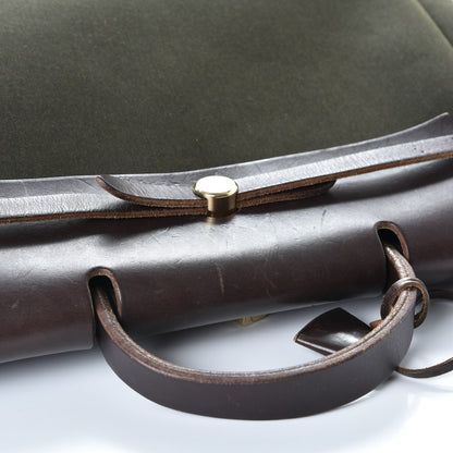Hermes Toile Vache Hunter Herbag 39 MM Kaki Ebene 8 of 15