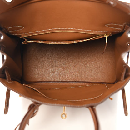 Hermes Togo Birkin 30 Gold 4 of 10