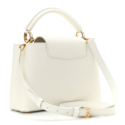 Louis Vuitton Taurillon Capucines BB Blanc Casse 2 of 9