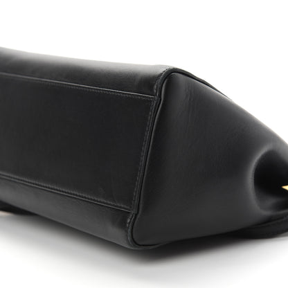 Fendi Nappa Mini Peekaboo Iconic Satchel Black 10 of 10