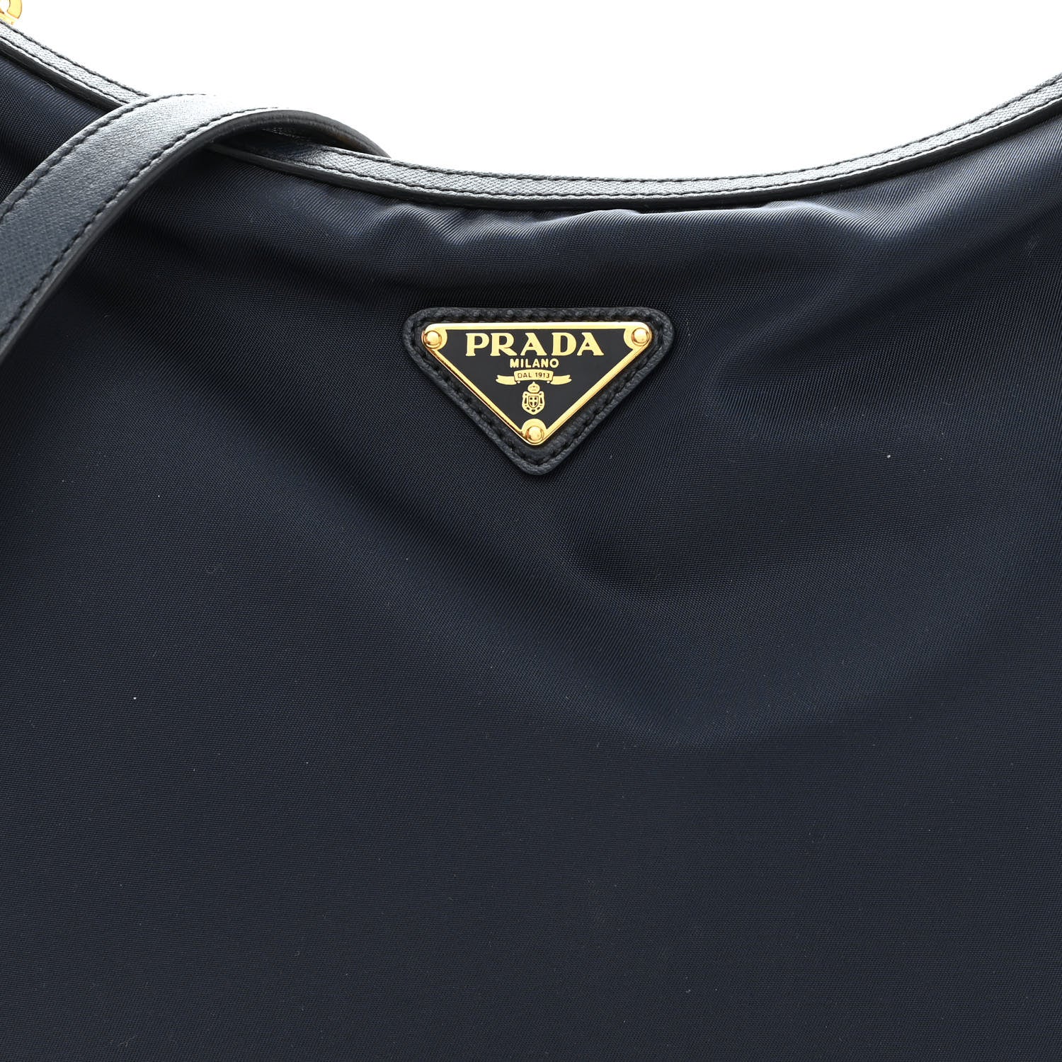 Prada Vela Nylon Saffiano Crossbody Navy 9 of 13