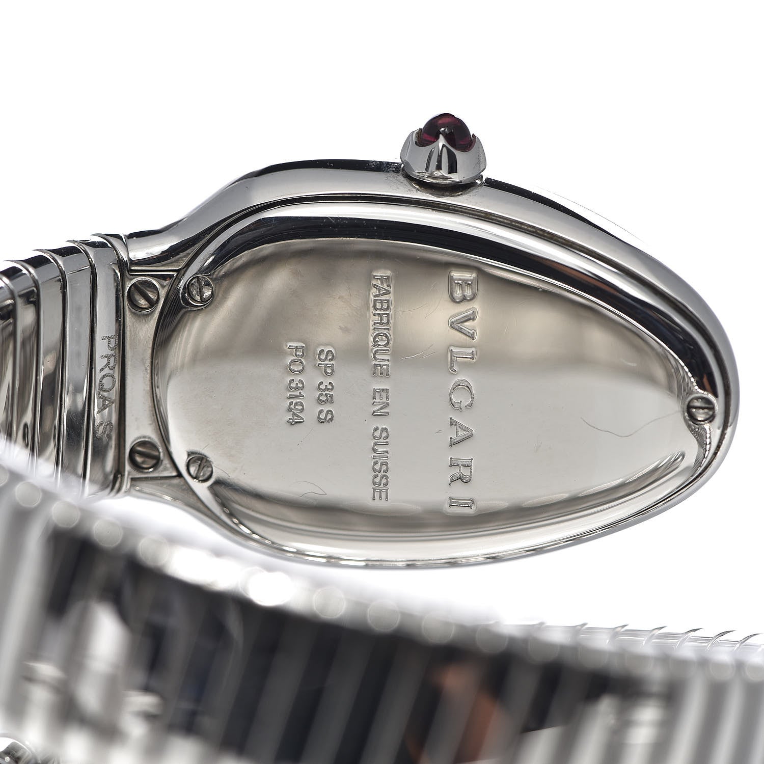 Bulgari Stainless Steel 35mm Serpenti Tubogas Quartz Watch 5 of 6