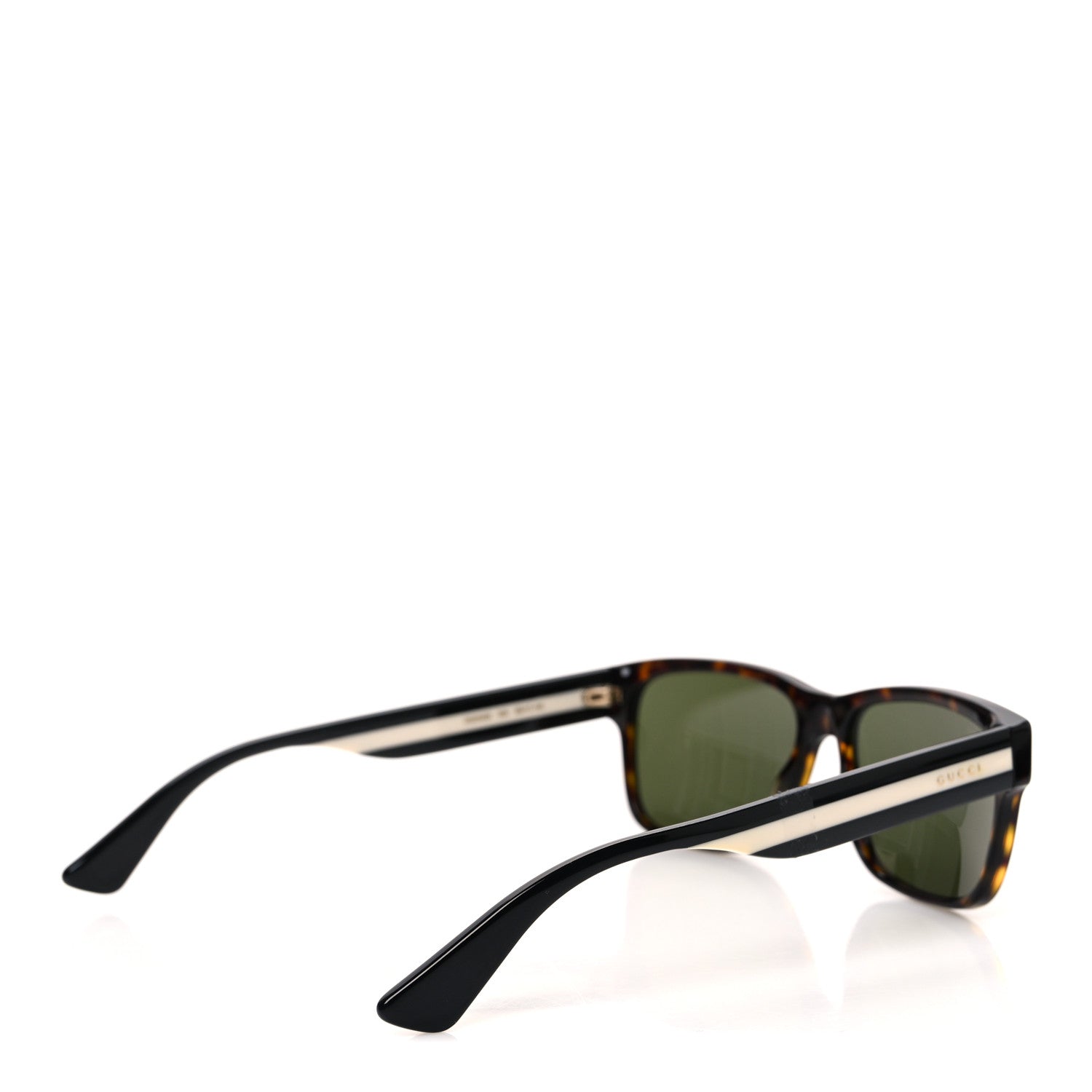 Gucci Acetate Square Frame Web Sunglasses GG0340S Havana 4 of 8