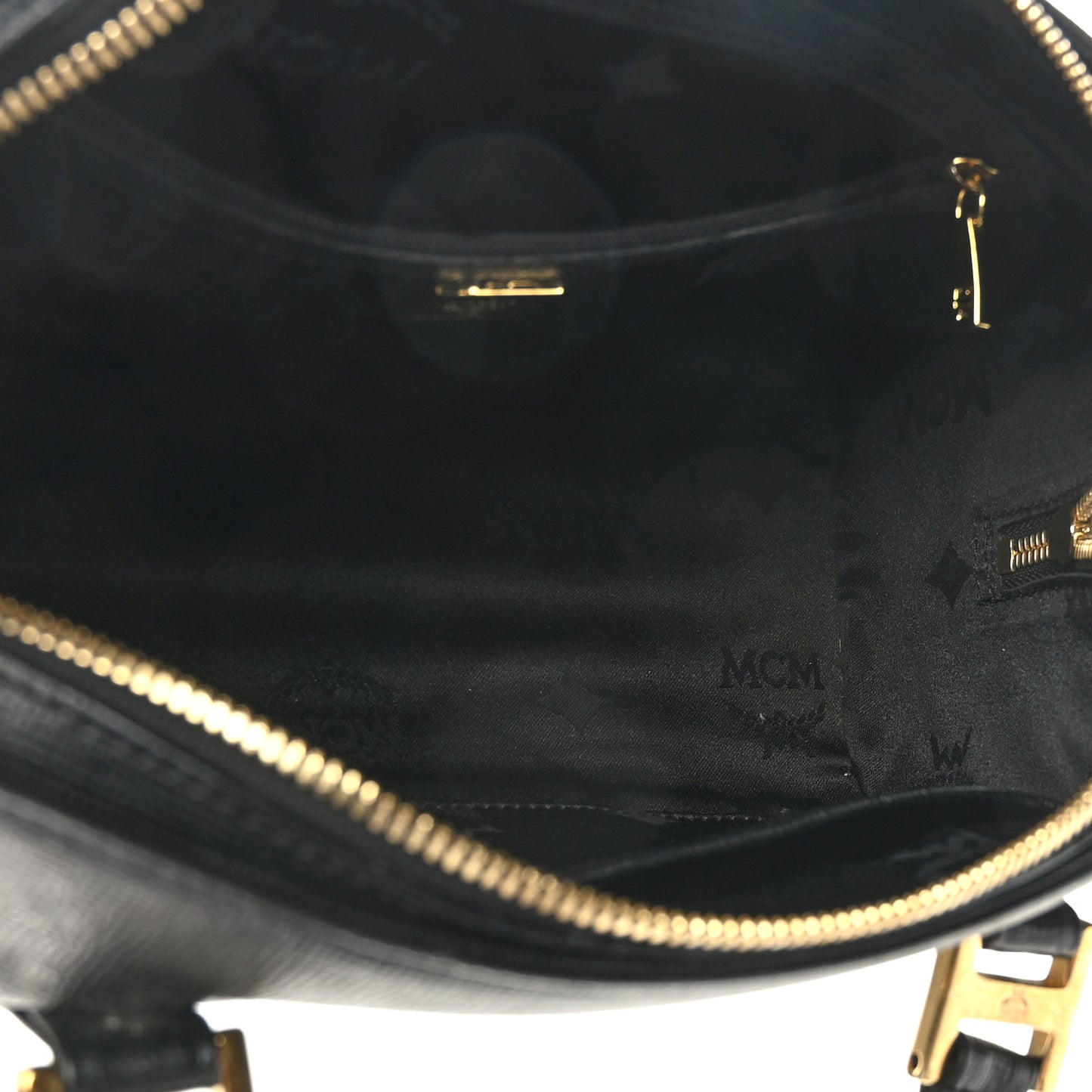 Calfskin Studded Barrel Bag Black