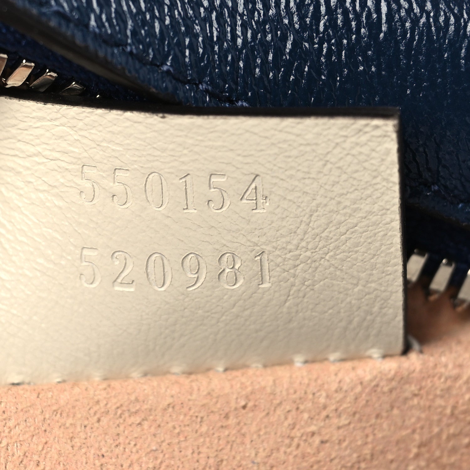 Gucci Azalea Calfskin Matelasse Diagonal Mini Torchon GG Marmont Round Shoulder Bag Blue Agata Mystic White 7 of 10