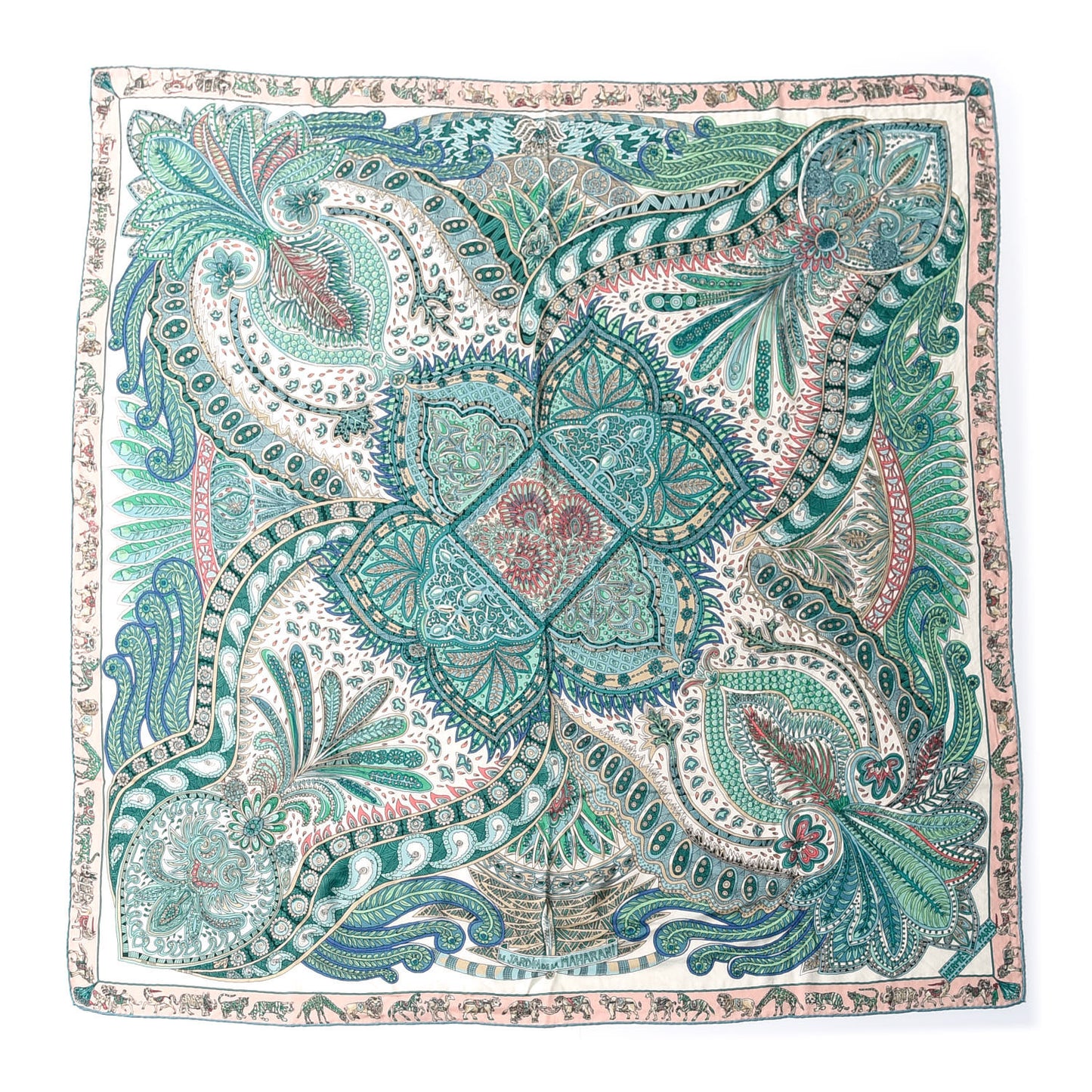 Cashmere Silk Le Jardin De La Maharani Shawl 140
