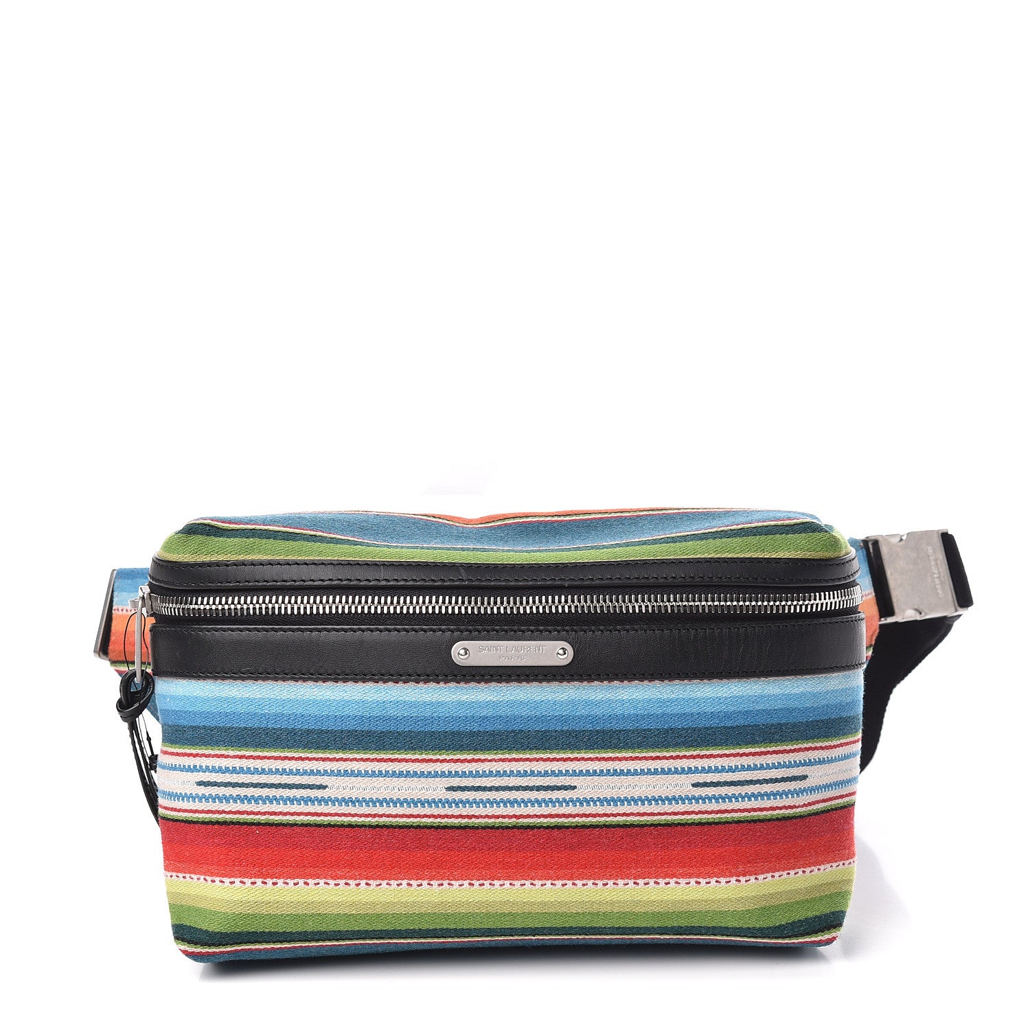 Saint Laurent Wool Mexican Jacquard City Belt Bag Multicolor 1 of 10
