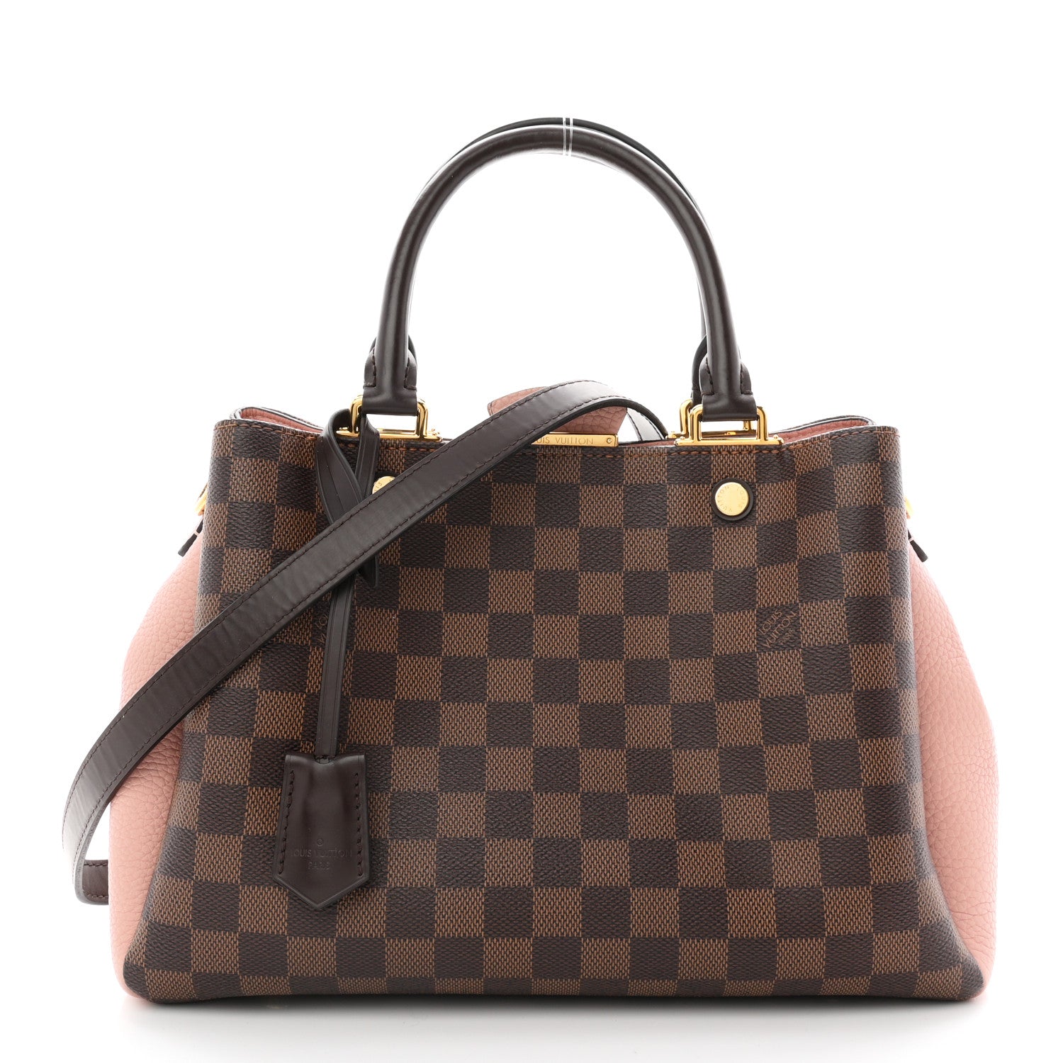 Louis Vuitton Damier Ebene Cuir Taurillon Brittany Magnolia 1 of 11