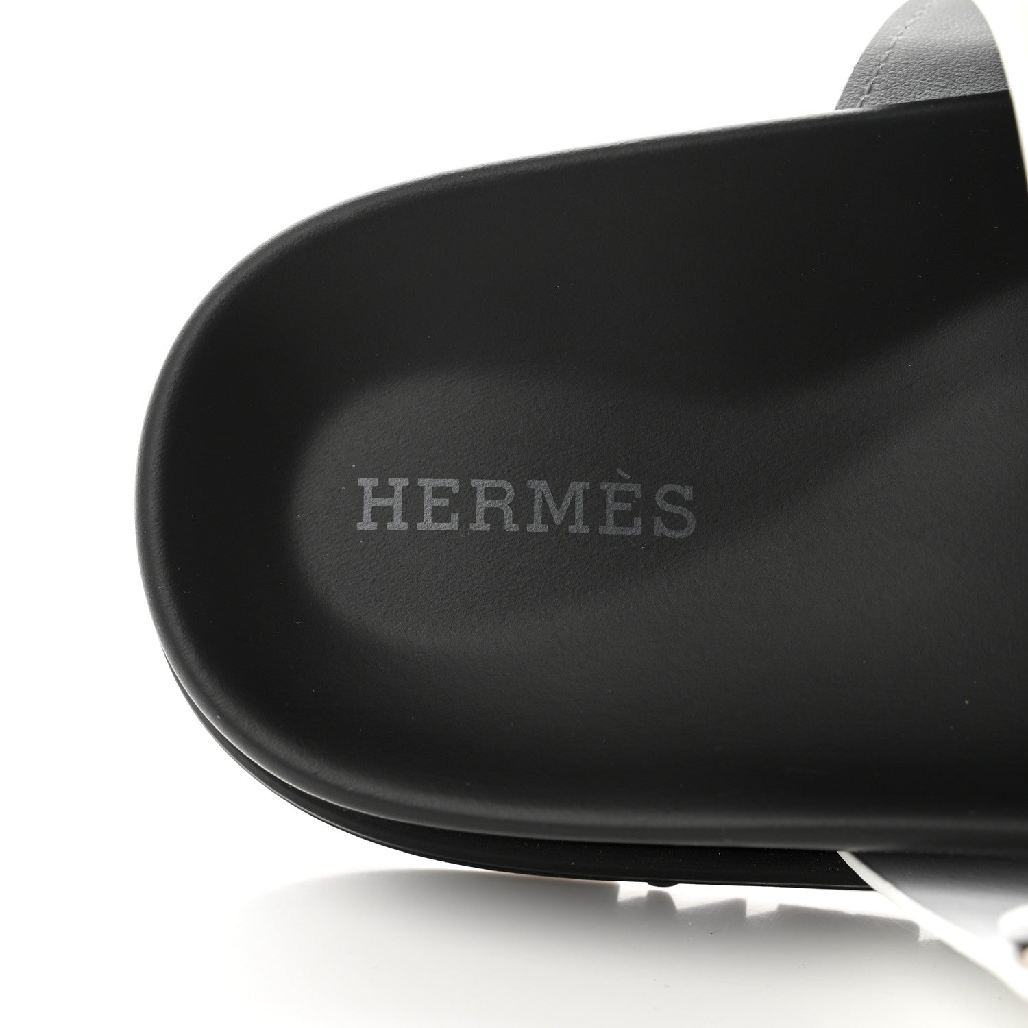 Hermes Calfskin Womens Chypre Sandals 35.5 White 7 of 8