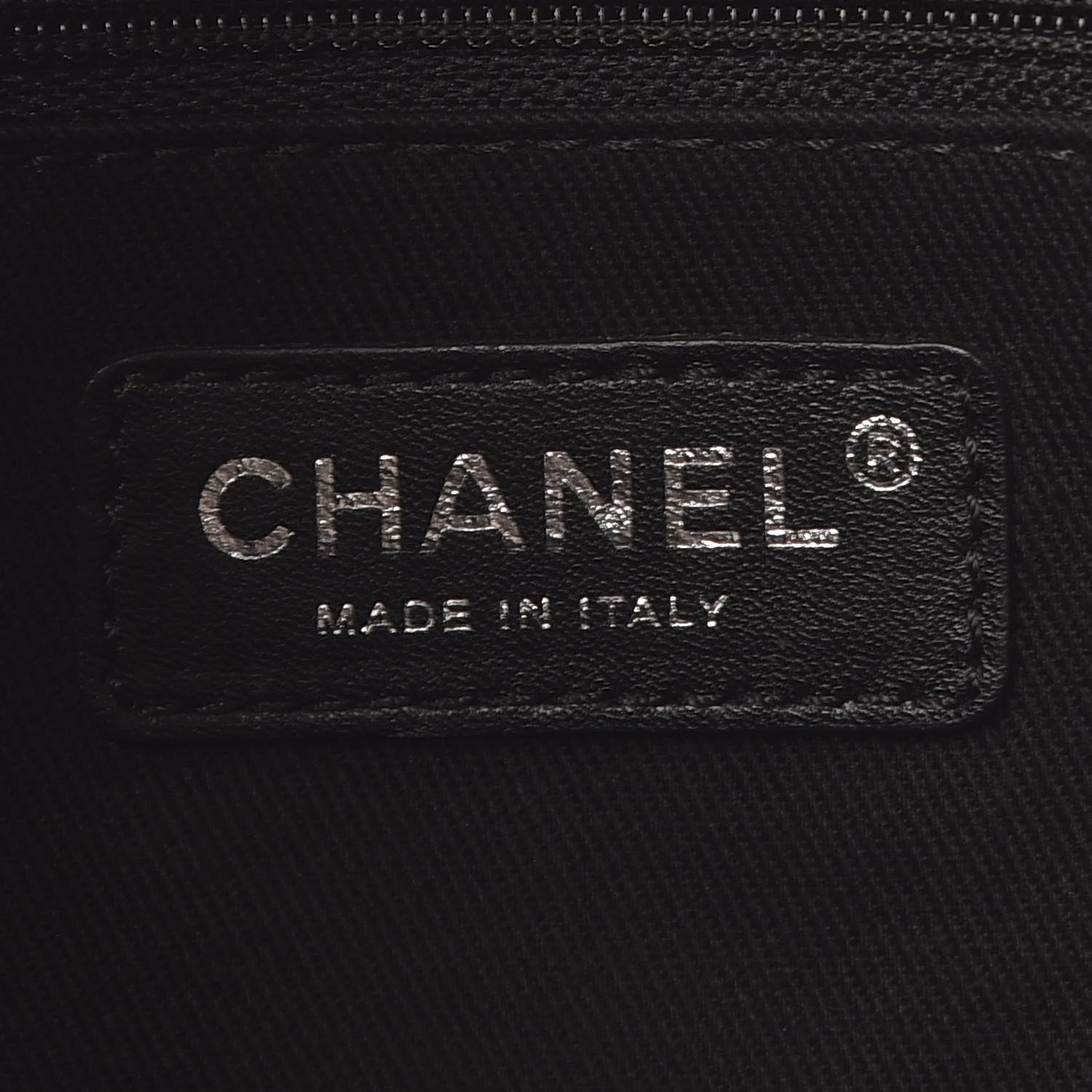 Chanel Iridescent Caviar Quilted Tall Chic Shopping Tote Dark Gold 9 of 15
