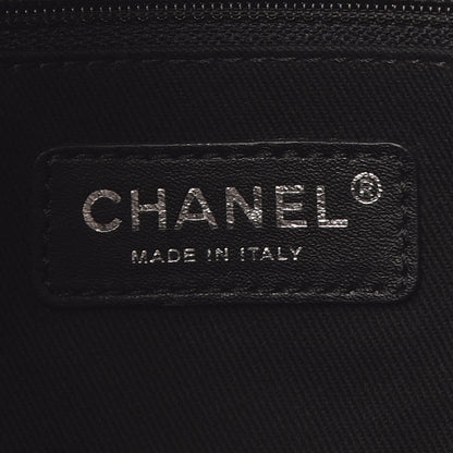Chanel Iridescent Caviar Quilted Tall Chic Shopping Tote Dark Gold 9 of 15