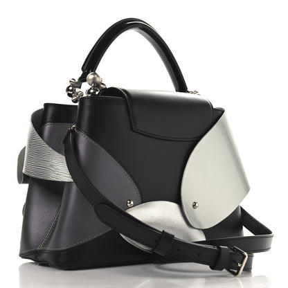 Louis Vuitton Calfskin Liu Wei Artycapucines Capucines PM Black Silver 2 of 9