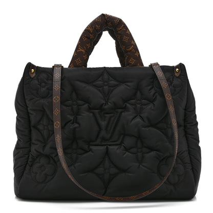 Louis Vuitton Econyl Monogram Pillow Giant Onthego MM Black 1 of 9