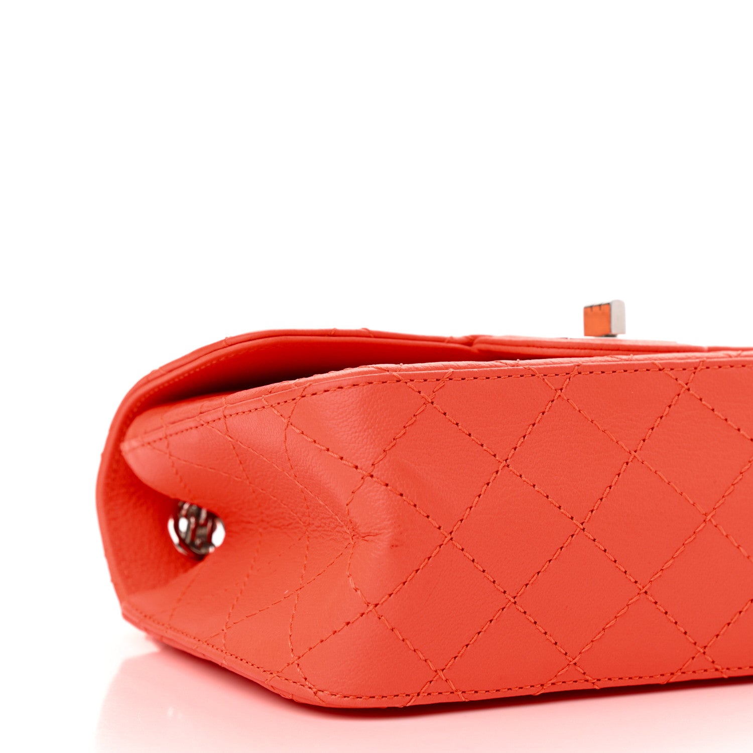 Chanel Goatskin Quilted 2.55 Reissue Mini Flap Orange 8 of 10