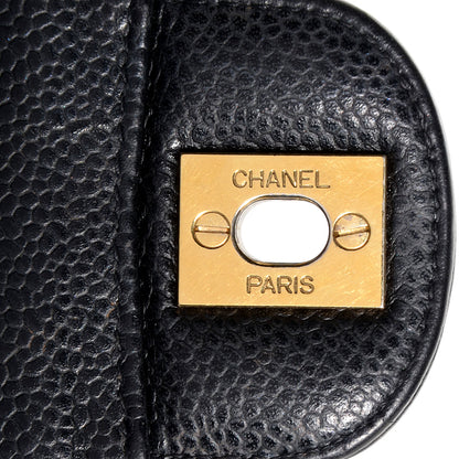 Chanel Caviar Quilted Medium Double Flap Black 7 of 8