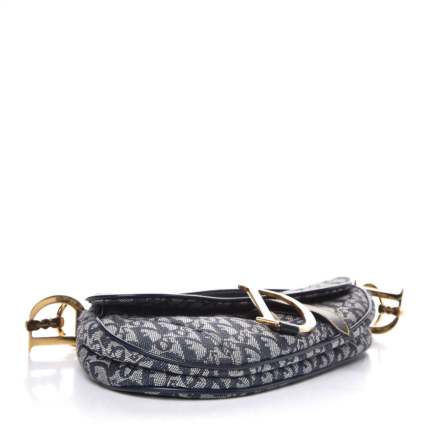 Christian Dior Monogram Saddle Bag Blue 4 of 7