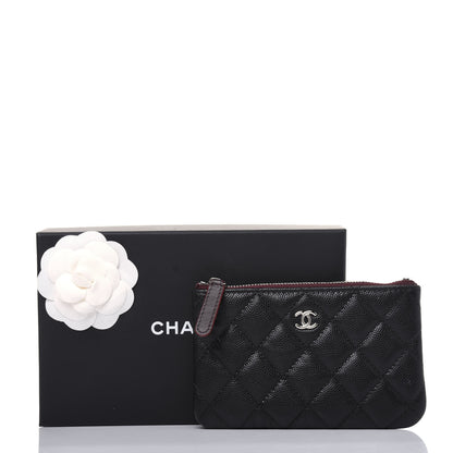 Chanel Caviar Quilted Small Cosmetic Case Black 11 of 11